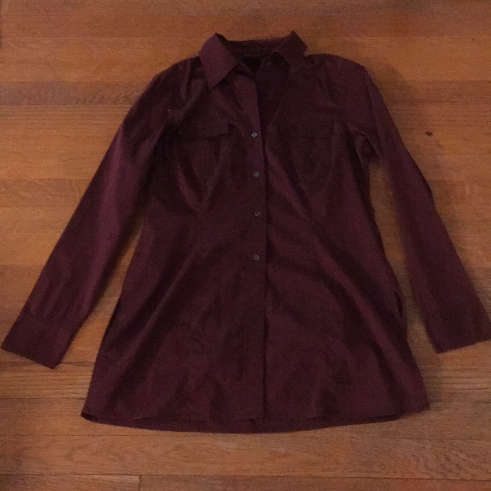 *3 for $15* NY&Co Maroon Blouse
